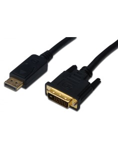 ASSMANN Electronic adaptador de cable de vÍ­deo 2 m DisplayPort DVI-D Negro