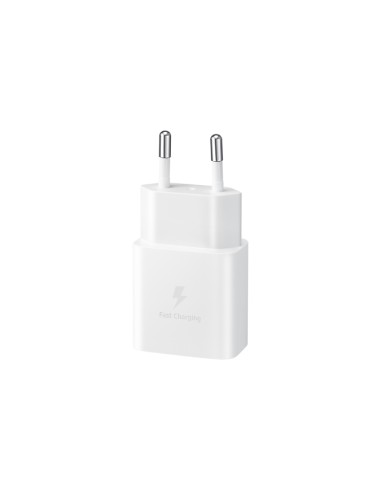 SAMSUNG POWER WALL CHARGER 15W USB-C WHITE + CABLE USB-C TO USB-C 1M WHITE EP-T1510XWEGEU