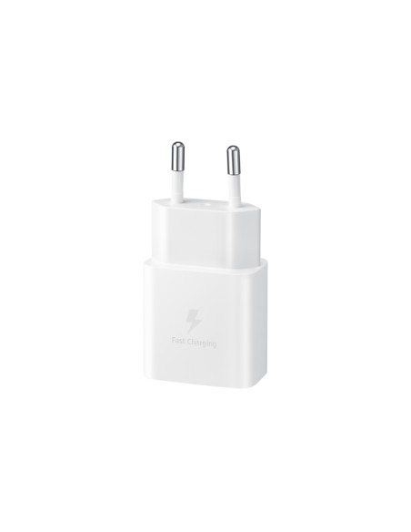 SAMSUNG POWER WALL CHARGER 15W USB-C WHITE + CABLE USB-C TO USB-C 1M WHITE EP-T1510XWEGEU
