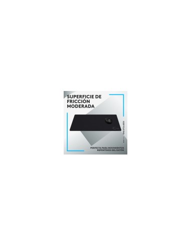 Logitech G G640 Alfombrilla de ratón para juegos Negro