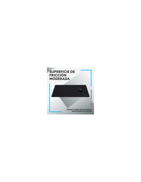 Logitech G G640 Alfombrilla de ratón para juegos Negro