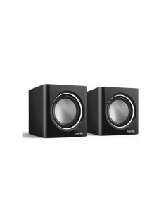 Hama | Altavoces Sonic Mobil 185, 3W, conexión jack 3,5mm, control de volumen, Color negro
