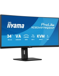 iiyama ProLite XCB3497WQSNP-B1 pantalla para PC 86,4 cm (34") 3440 x 1440 Pixeles UltraWide Quad HD LED Negro