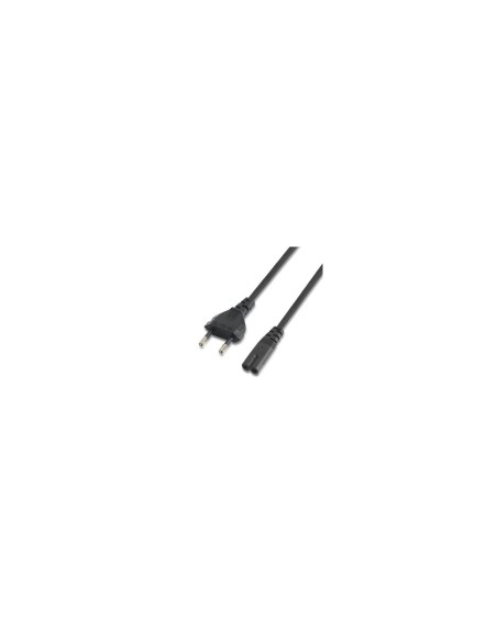 AISENS A132-0173 cable de transmisión Negro 1,5 m CEE7/7 C7 acoplador