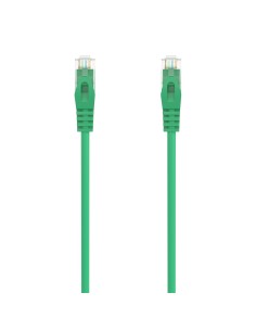 AISENS Cable de Red Latiguillo RJ45 LSZH Cat.6A 500 Mhz UTP AWG24, Verde, 0.5M