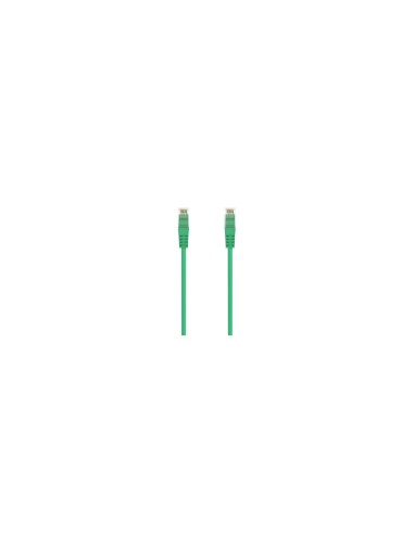 AISENS Cable de Red Latiguillo RJ45 LSZH Cat.6A 500 Mhz UTP AWG24, Verde, 0.5M