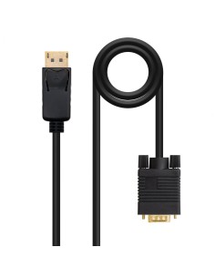 Nanocable Cable conversor DISPLAYPORT a VGA (D-Sub) 5 m Negro