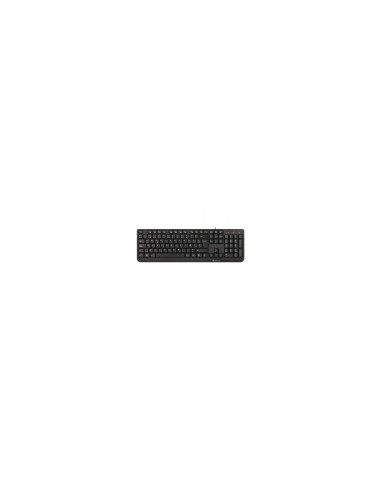 Teclado con cable ngs usb 12 teclas multimedia resistente a derrames plug and play negro FUNKYV3