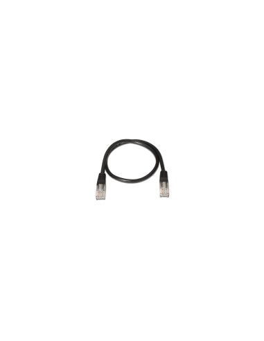 LATIGUILLO RJ45 CAT-5E UTP 1MT NANOCABLE NEGRO 10.20.0101-BK