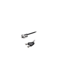 Cable de seguridad kensington candado con llave microsaver 2.0 para portatiles negro plata K65020EU 2