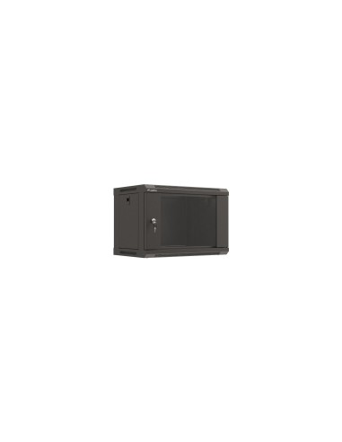 Lanberg WF03-5306-10B armario rack 6U Bastidor de pared Negro