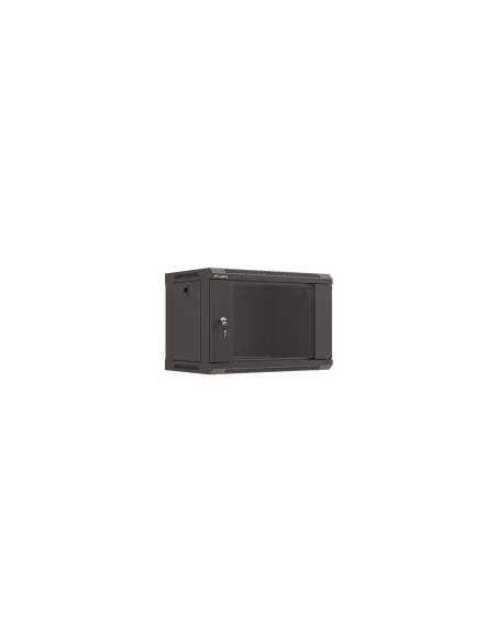 Lanberg WF03-5306-10B armario rack 6U Bastidor de pared Negro