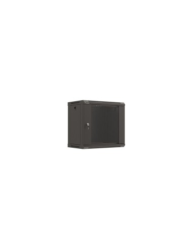Lanberg WF03-5309-10B armario rack 9U Bastidor de pared Negro