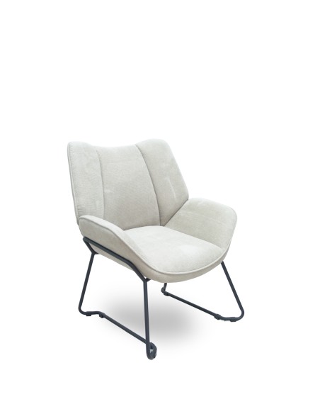 Piqueras y Crespo Sillón de espera Opti526 tela beige