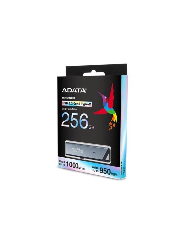 ADATA UE800 unidad flash USB 256 GB USB Tipo C 3.2 Gen 2 (3.1 Gen 2) Plata