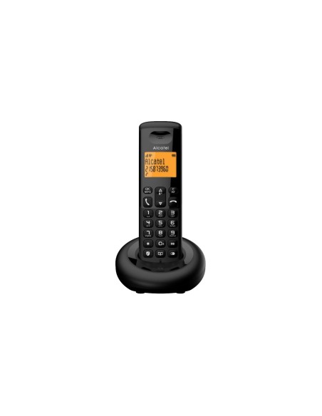 Alcatel E160 Teléfono DECT Identificador de llamadas Negro