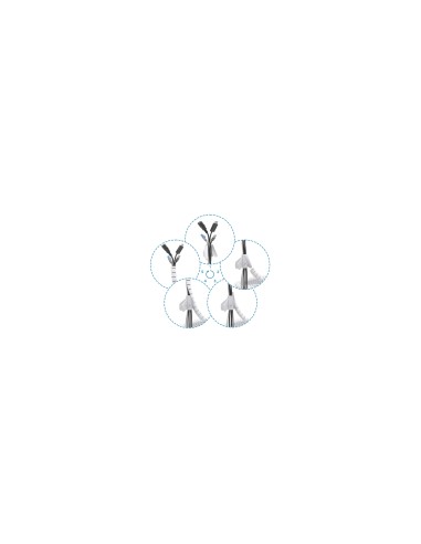 AISENS A151-0917 organizador de cables Universal Pasacables Blanco 1 pieza(s)