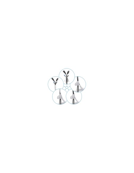 AISENS A151-0917 organizador de cables Universal Pasacables Blanco 1 pieza(s)
