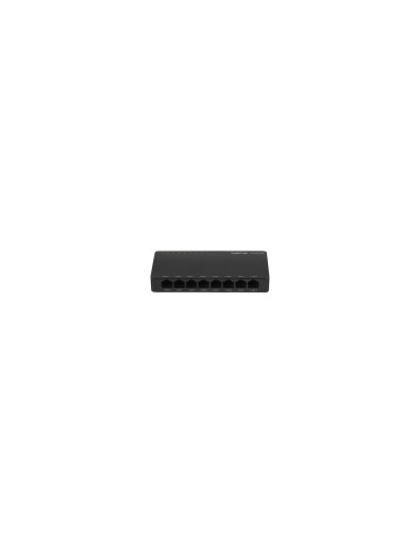 Lanberg DSP2-1008-12V switch No administrado Gigabit Ethernet (10/100/1000) Negro