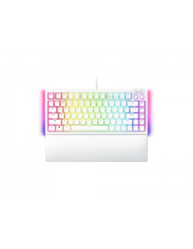 Razer BlackWidow V4 75% teclado USB QWERTY Inglés de EE. UU. Blanco