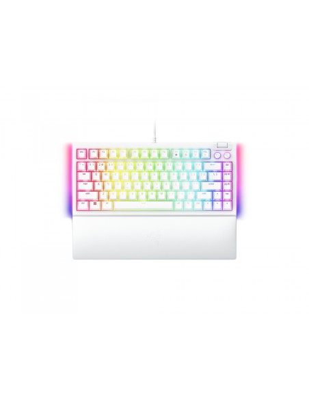 Razer BlackWidow V4 75% teclado USB QWERTY Inglés de EE. UU. Blanco