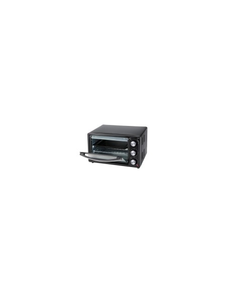 HORNO DE SOBREMESA JATA 1200W CAPACIDAD 16L FUNCIÍ?N GRILL INDICADOR LUMINOSO TEMPORIZADOR DE 60 MIN NEGRO HN916