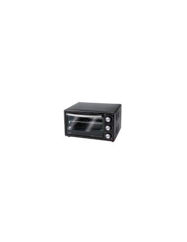 HORNO DE SOBREMESA JATA 1200W CAPACIDAD 16L FUNCIÍ?N GRILL INDICADOR LUMINOSO TEMPORIZADOR DE 60 MIN NEGRO HN916