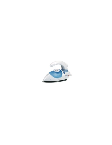 PLANCHA DE VIAJE JATA 800W MANGO ABATIBLE TERMOSTATO REGULABLE SUELA ACERO INOX PL357N