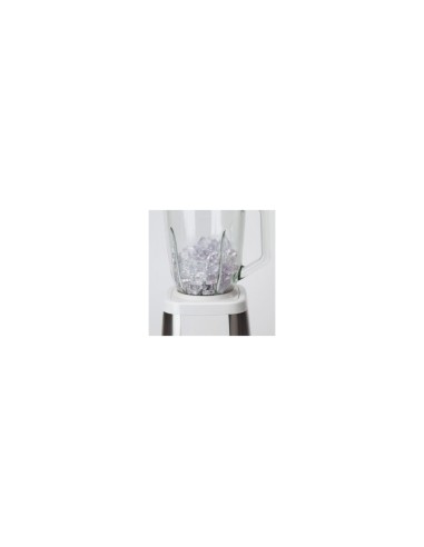 BATIDORA DE VASO JATA 1000W CUERPO ACERO INOX JARRA CRISTAL 1.5L 2 VELOCIDADES+PULSE PICA HIELO BT797