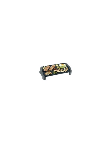 PLANCHA PARA ASAR JATA 2500W SUPERFICIE 460X280MM RECUBRIMIENTO ANTIADHERENTE TERMOSTATO REGULABLE ASAS TOQUE FRIO GR555A