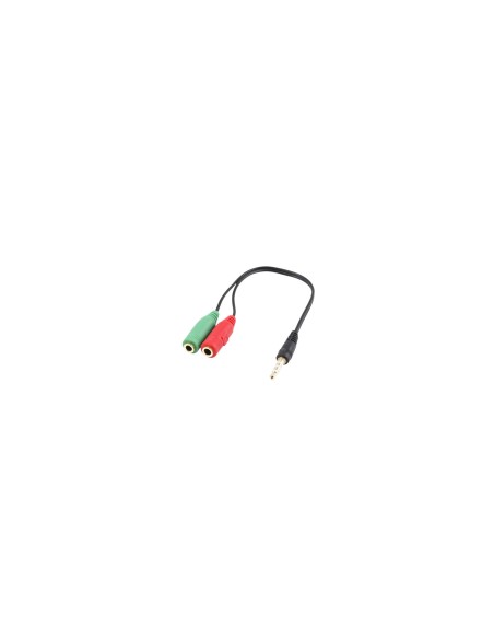 Ewent EC1640 Cable adaptador 3.5mm macho a 2x 3.5mm hembra negro verde rojo
