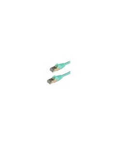 StarTech.com Cable de 5m de Red Ethernet CAT6a Aqua RJ45 STP
