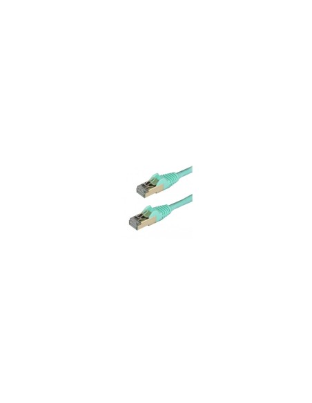 StarTech.com Cable de 5m de Red Ethernet CAT6a Aqua RJ45 STP