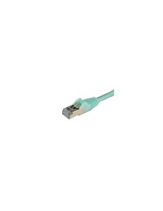 StarTech.com Cable de 7,5m de Red Ethernet Cat6a Aqua sin Enganches con Alambre de Cobre 2
