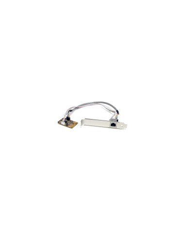 StarTech.com Adaptador Tarjeta de Red NIC Mini PCI Express PCI-e PCIe 1 Puerto Gigabit Ethernet RJ45