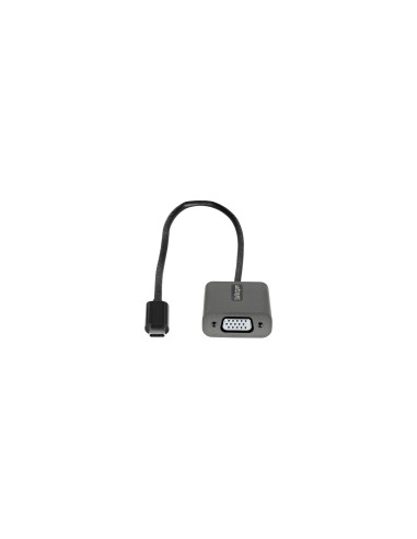 StarTech.com Adaptador USB C a VGA - Convertidor Tipo Llavero USB Tipo C a VGA 1080p - Convertidor USBC a Pantalla VGA - de Vide
