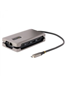 StarTech.com DKT31CH2CPD3 base para portátil y replicador de puertos Alámbrico USB 3.2 Gen 2 (3.1 Gen 2) Type-C Gris