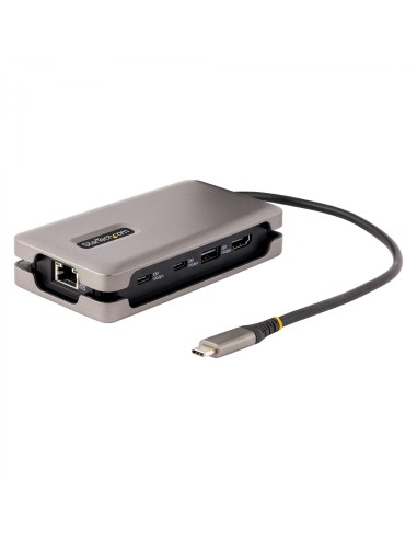 StarTech.com DKT31CH2CPD3 base para portátil y replicador de puertos Alámbrico USB 3.2 Gen 2 (3.1 Gen 2) Type-C Gris