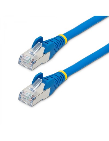 StarTech.com Cable de 7m de Red Ethernet CAT6a - Azul - Low Smoke Zero Halogen (LSZH) - 10GbE - 500MHz - PoE++ de 100W - Snagles