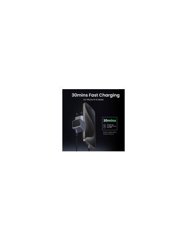 Ugreen Nexode S 30W USB-C GaN Fast Charger EU gray Teléfono móvil, Batería portátil, Teléfono Gris Corriente alterna Interior