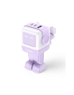 Ugreen Nexode RG 65W 3-Port GaN Ordenador portátil, Teléfono móvil, Ratón, Portátil, Batería portátil, Teléfono Rosa Corriente a