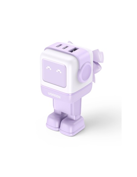 Ugreen Nexode RG 65W 3-Port GaN Ordenador portátil, Teléfono móvil, Ratón, Portátil, Batería portátil, Teléfono Rosa Corriente a