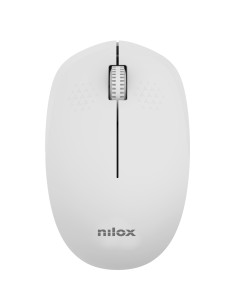 Nilox Ratón Wireless 1000 DPI, 3 botones, Gris