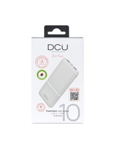 DCU Advance Tecnologic 34155013 batería externa Litio 10000 mAh Blanco 2