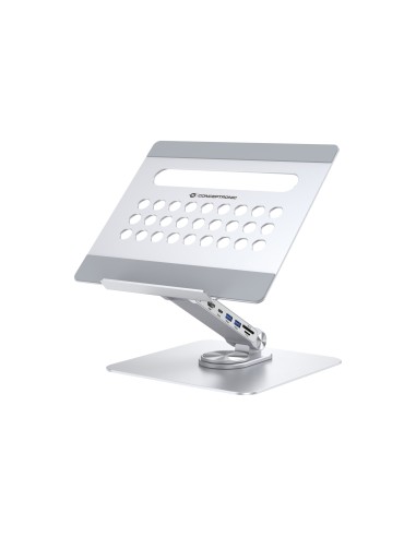 Conceptronic DONN27G soporte para ordenador portátil Plata