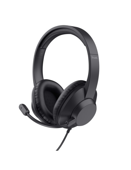 Trust Ayda Max Auriculares Alámbrico Diadema Oficina/Centro de llamadas Negro