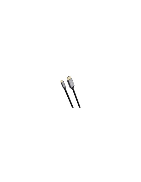 Trust 25630 cambiador de género para cable USB-C HDMI Negro, Plata