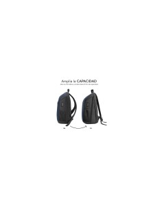 SUBBLIM Nomad Xpand Air Padding mochila City backpack Azul Poliéster reciclado 2