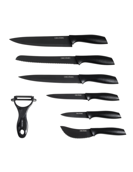 Set 7 cuchillos titanium