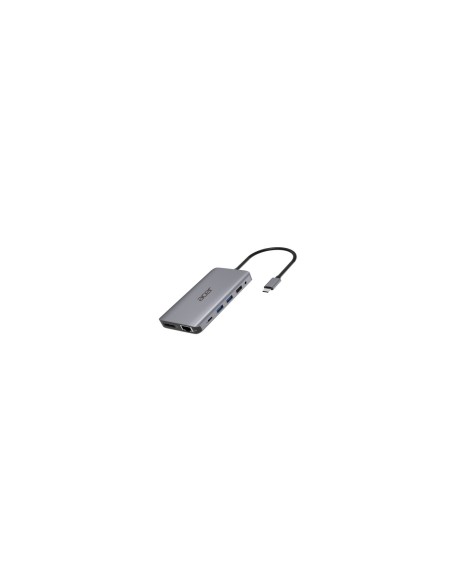 Acer Base para portátil y replicador de puertos Alámbrico USB 3.2 Gen 1 (3.1 Gen 1) Type-C Plata